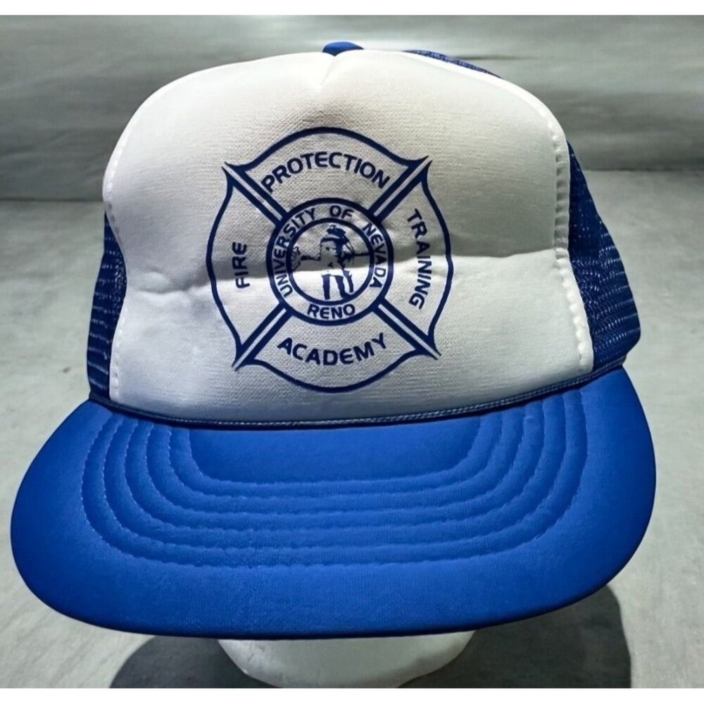 University Of Nevada Trucker Hat Fire Protection Training Academy Snapback Cap